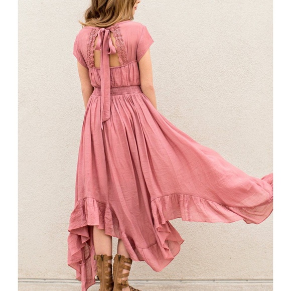 Joyfolie Briley Dress Dusty Rose Sz 6 - Picture 6 of 13
